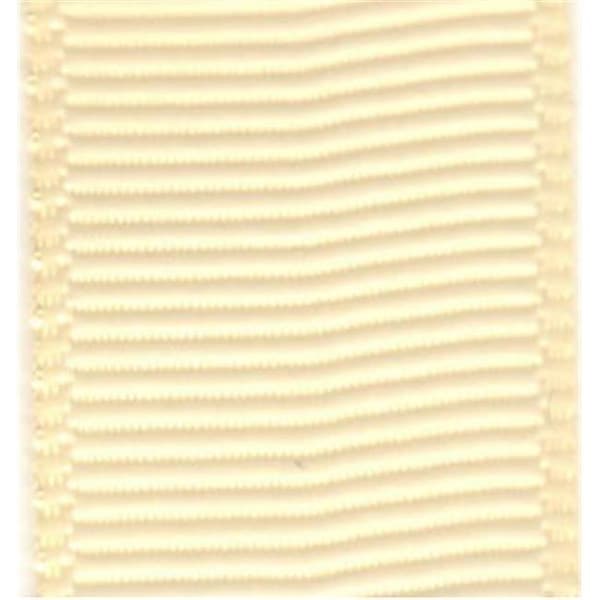 Papilion R074200090815100Y .38 in. Grosgrain Ribbon 100 Yards - Cream R074200090815100Y - main
